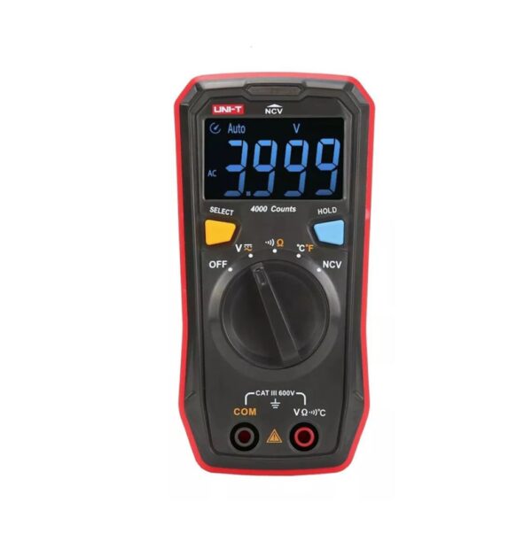 UNI-T ψηφιακό πολύμετρο τσέπης UT123T, NCV, DC/AC