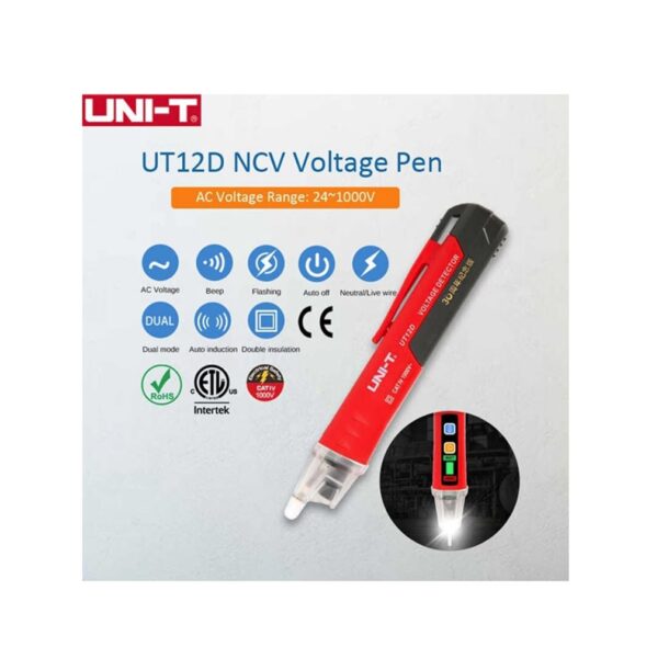 UNI-T ανιχνευτής τάσης AC UT12D-EU, 24V~1000V