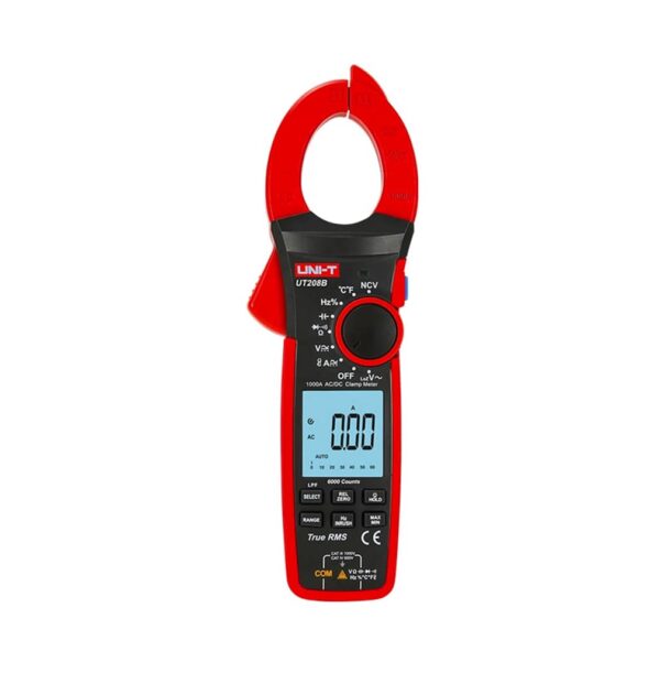 UNI-T πολύμετρο & αμπεροτσιμπίδα UT208B, 1000A AC/DC, NCV, True RMS
