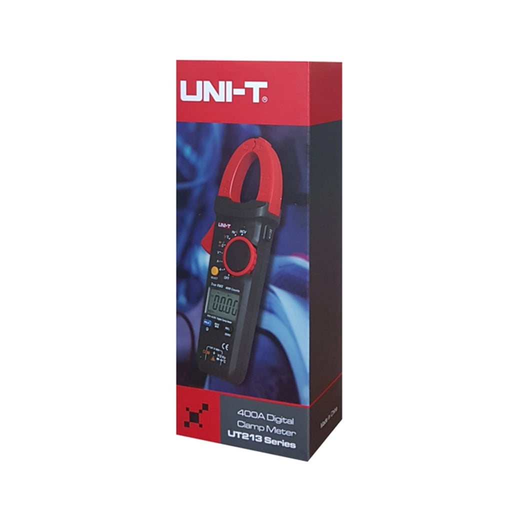 UNI-T πολύμετρο & αμπεροτσιμπίδα UT213C, 400A AC/DC, NCV, True RMS