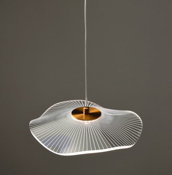 Κρεμαστό Φωτιστικό LED 5W 3000K 400LM Ninfea Ορείχαλκο Μετ/κο IP20 D22xH160cm