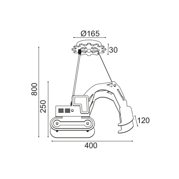 ΚΡΕΜΑΣΤΟ Φ/Σ 2ΧΕ14 ΜΠΛΕ MDF 42X12XH100CM VROOM