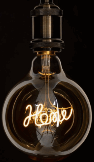 HOME Λάμπα E27 G125 LED 2.4W 204lm 360° AC 220-240V IP20 Ultra Θερμό Λευκό 2200K Dimmable - Filament Chip - Μελί - Μ12.5 x Π12.5 x Υ18cm - 3 Χρόνια Εγγύηση