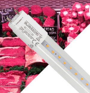 Λάμπα Σωλήνας Τύπου Φθορίου T8 Linear 120cm LED SMD 2835 20W 2000 lm 320° AC 85-265V IP20 CRI ≥90 Ροζ Ειδική για Κρεοπωλείο