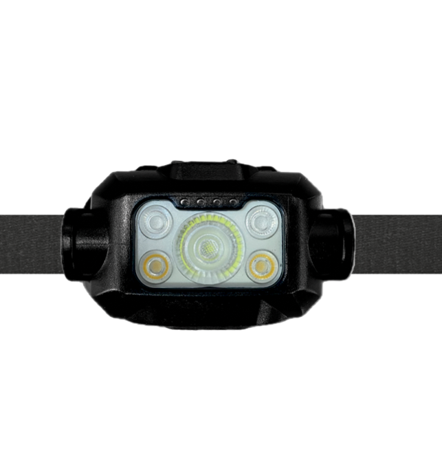 Led Επαναφορτιζόμενος φακός κεφαλής 5W 650lm CCT IP44 Li-ion 1800mAh, Type-C USB kantv