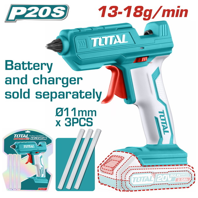 TOTAL ΠΙΣΤΟΛΙ ΚΟΛΛΑΣ ΜΠΑΤΑΡΙΑΣ ΛΙΘΙΟΥ 20V