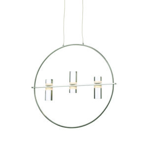 ΚΡΕΜΑΣΤΟ Φ/Σ LED2835 12W ΧΡΩΜΙΟ ΑΛΟΥΜΙΝΙΟ 3000Κ 1080LM D53XH173CM IONIAN (JNEP12LED53CH)