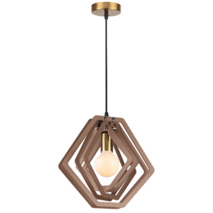 ΚΡΕΜΑΣΤΟ Φ/Σ 1ΧΕ27 ΑΝ.ΚΑΦΕ ΔΕΡΜΑ MDF D34XH100CM TRITON (ZM391P34WLL)