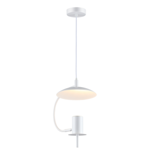 NETTO ΚΡΕΜΑΣΤΟ Φ/Σ 1ΧGU10 ΛΕΥΚΟ ΜΕΤΑΛΛΙΚΟ D25X20XH100CM PARACHUTE (ZM931P25W)