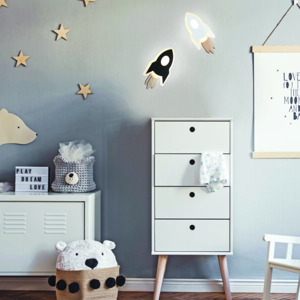 LED φωτιστικό τοίχου θερμό φως 3000K μαύρο 5.5W (ZM21005WBK)