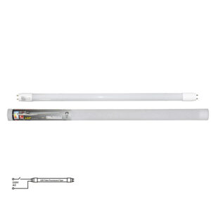 LED ΛΑΜΠΑ ΓΥΑΛΙΝΗ T8 60cm 9W 230V ΜΟΝΗΣ ΤΡΟΦΟΔΟΣΙΑΣ ΘΕΡΜΟ (13-01900)