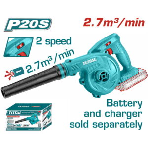 TOTAL ΦΥΣΗΤΗΡΑΣ ΜΠΑΤ. Li-ion 20V ΧΩΡΙΣ ΜΠΑΤΑΡΙΑ & ΦΟΡΤΙΣΤΗ