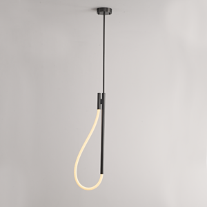 ΚΡΕΜΑΣΤΟ Φ/Σ LED 12W 3000K 536LM MALPO ΜΕΤΑΛΛΙΚΟ + ΣΙΛΙΚΟΝΗ IP20 L18.5*H150 (V43175PBK700)