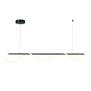 ΚΡΕΜΑΣΤΟ Φ/Σ LED 60W 3000K 3300LM KYMA ΜΑΥΡΟ ΜΕΤ/ΚΟ IP20 190Χ6XΗ215CM(ZM36LEDP190BK)