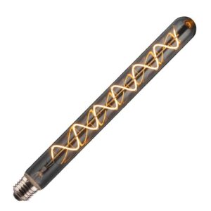 DECO ΛΑΜΠΤΗΡΑΣ ‘HELIX’ T30 SMOKY GLASS DIMMABLE 4.9W 1800K Ε27 2.0